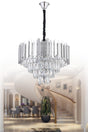 Vera 50 Sterling Silver Crystal Square Stone Chandelier - Swordslife