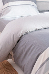 Viento Duvet Cover Set Cotton Polyester Gray Anthracite Pieced Gray Double 9513a - Swordslife