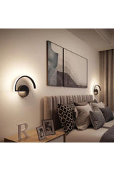 Vigo Black Modern Daylight Led Sconce 2 Pieces - Swordslife