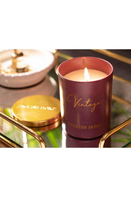 Vintage Candle 8.9x8.3x7.8cm Plum - Swordslife