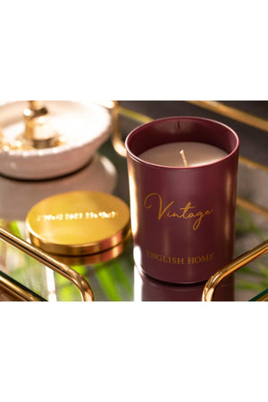 Vintage Candle 8.9x8.3x7.8cm Plum - Swordslife