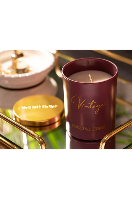 Vintage Candle 8.9x8.3x7.8cm Plum - Swordslife