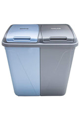 Violet 60 Liter Laundry Basket With Two Eyes Grey-blue - Swordslife