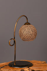 Violet Lampshade Tumbled Jute-brown Ipaj-56 - Swordslife