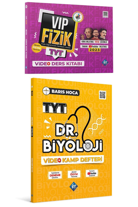 VIP Physics Tyt Video Textbook Eko And Barış Hoca Tyt Dr. Biology Video Camp Book - Swordslife