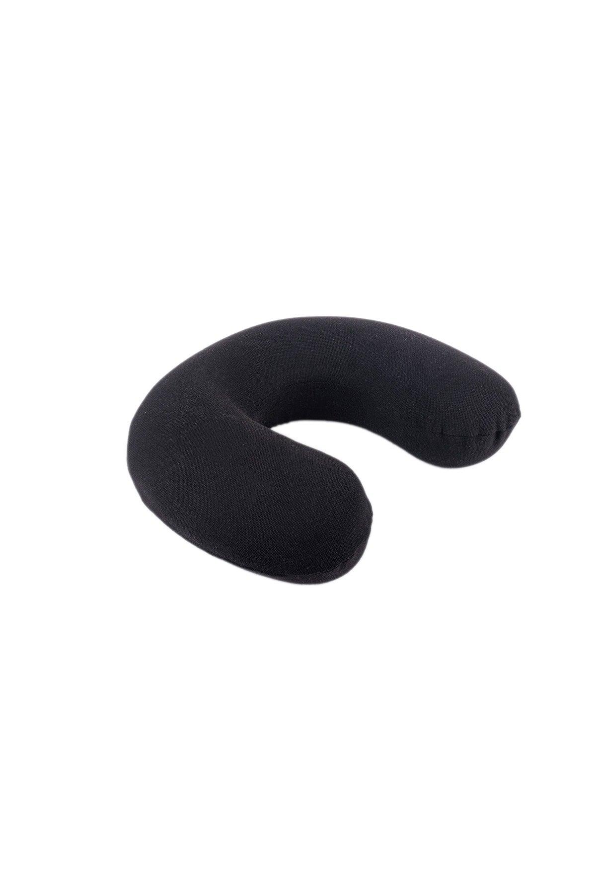 Visco Neck Pillow Orthopedic Visco Travel Neck Pillow Black - Swordslife