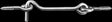 VORMANN storm hook L.80mm S.3.9mm STA verz. m. Ose including VORMANN for example - Swordslife