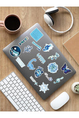 Vsco Blue Laptop Notebook Tablet Sticker Set 5