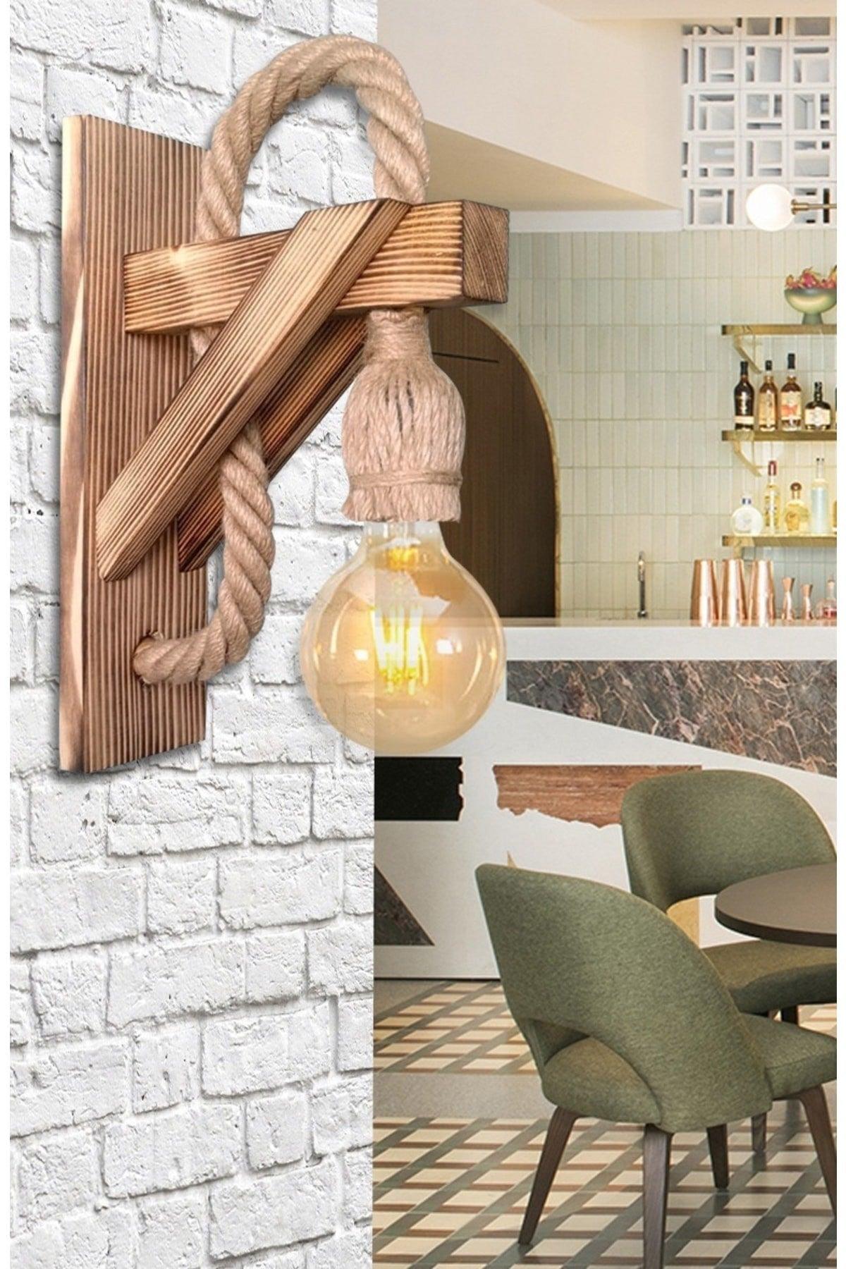 Sconce Wooden Sconce Wall Lamp Wooden Sconce Wall Lamp For Cafe Hotel Restaurant - Swordslife