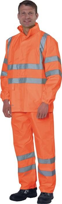 Warning protection Rain jacket Gr.M orange 100% PES - Swordslife