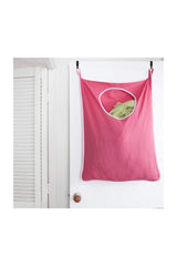 Waschen Koffer Pink Dirty Laundry Basket Net Foldable Toy Storage Basket Net Behind the Door - Swordslife