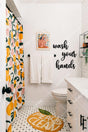 Wash Your Hands Bathroom Decoration Graffiti Painting - Swordslife