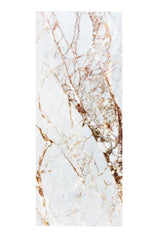 Waterproof Kitchen Bathroom Floor White Marble Tiles Wall Cabinet Table Adhesive Foil Covering - Swordslife