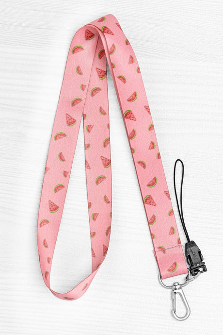 Watermelon Pattern Name Badge Neck Strap Lanyard