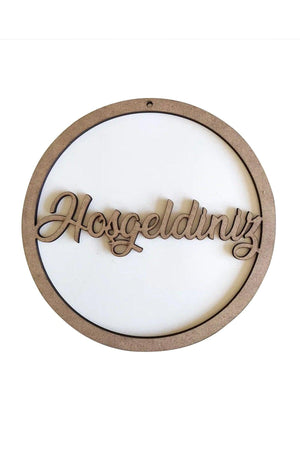 Welcome Written 25cm Pulley
