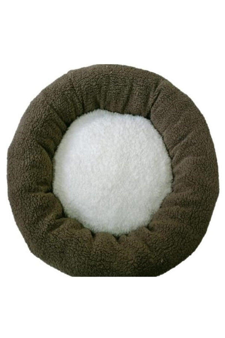 Welsoft Khaki Green White Cat And Dog Bed