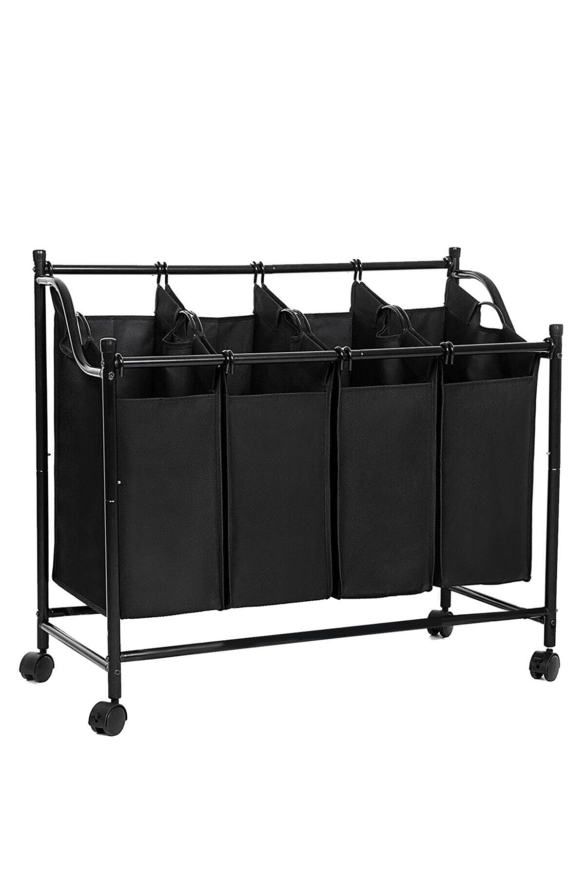 Wheeled Laundry Basket 4 Pcs. 3074 - Swordslife