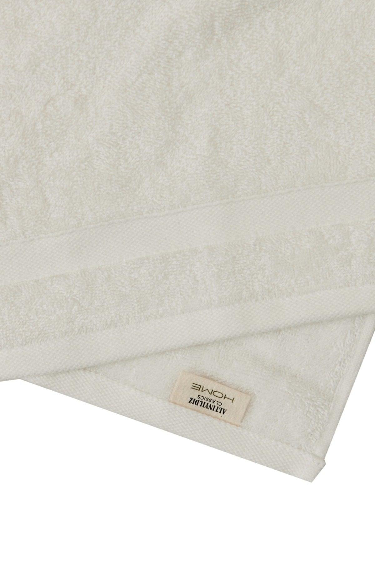 White 100% Cotton Hand Towel 30x50 Cm - Swordslife