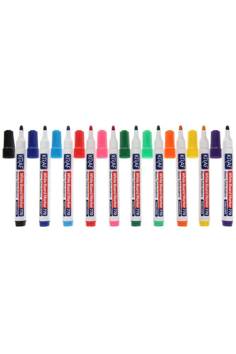 Whiteboard Pen Refillable Set of 10