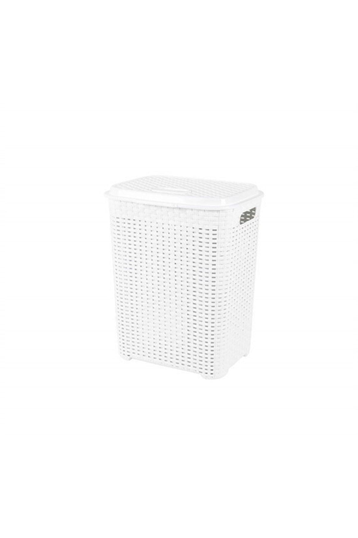 White Rattan Laundry Basket - Swordslife