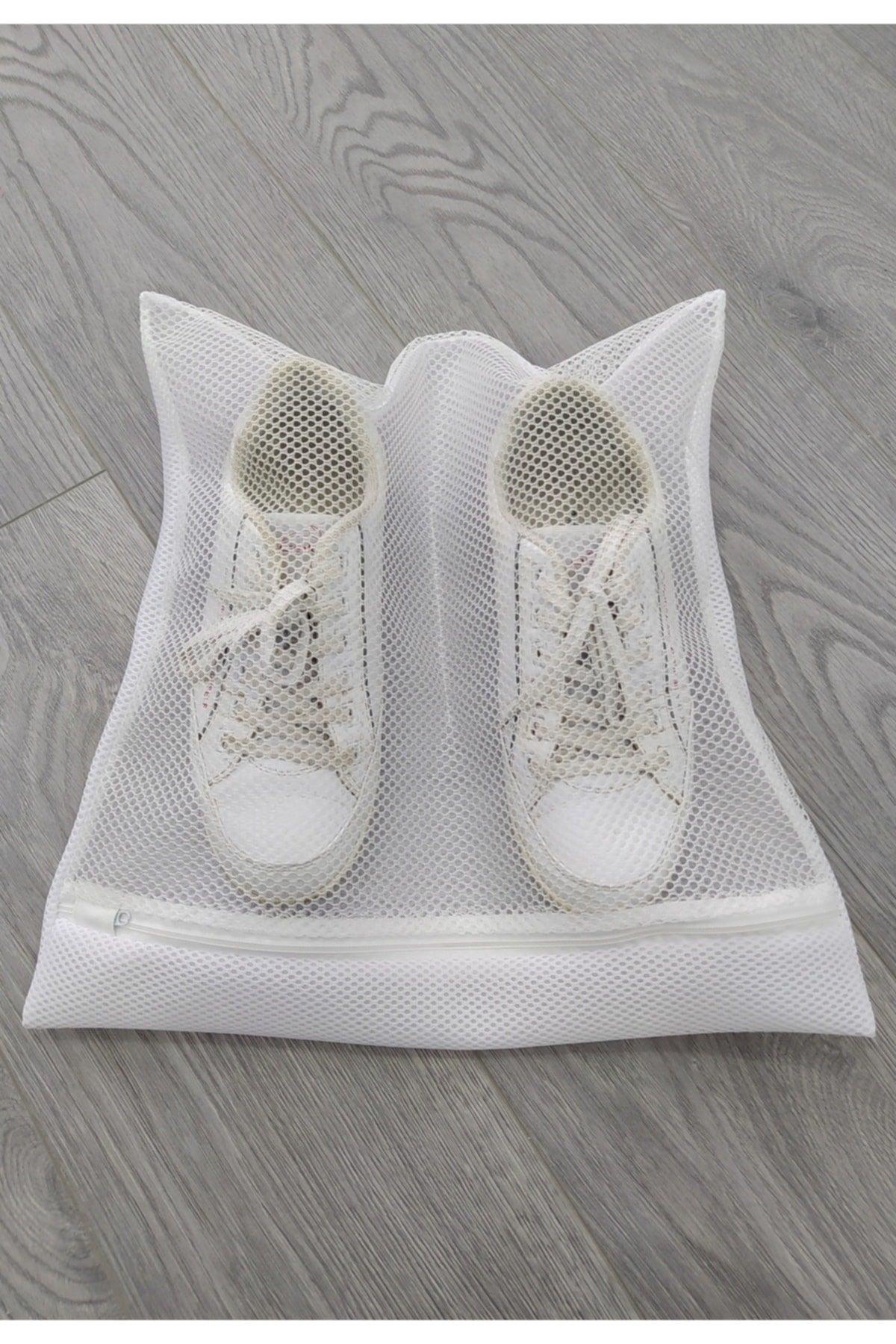 White Shoe Washing Net