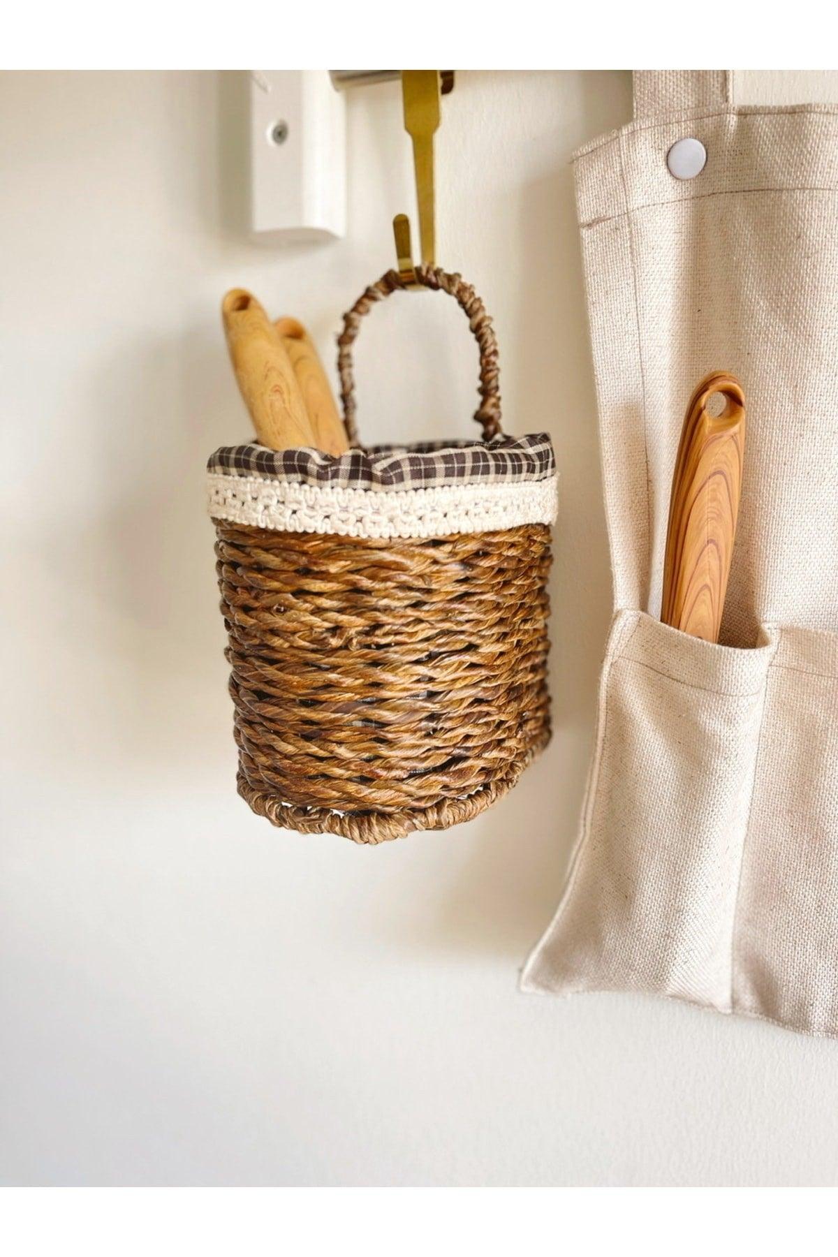 Straw Handmade Hanging Handle