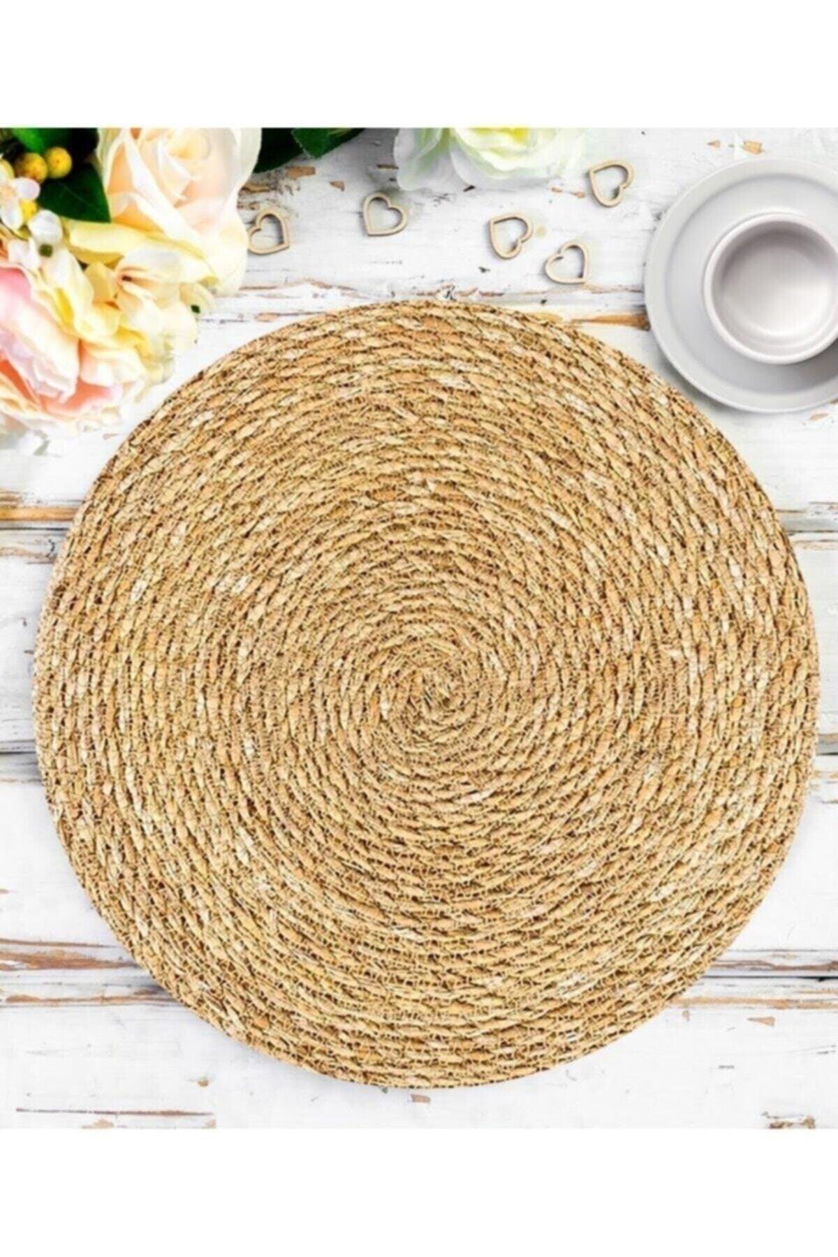 Straw Braided Placemat Cover 35 Cm, 1 Piece - Swordslife