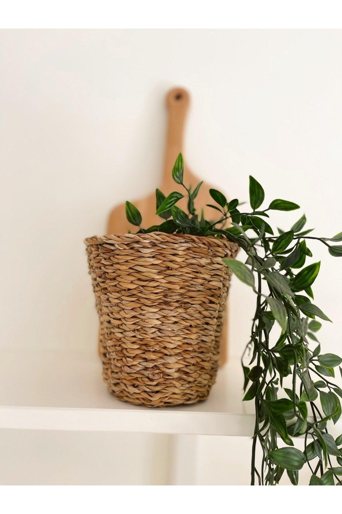 Wicker Seagrass Small Flower Pot Basket