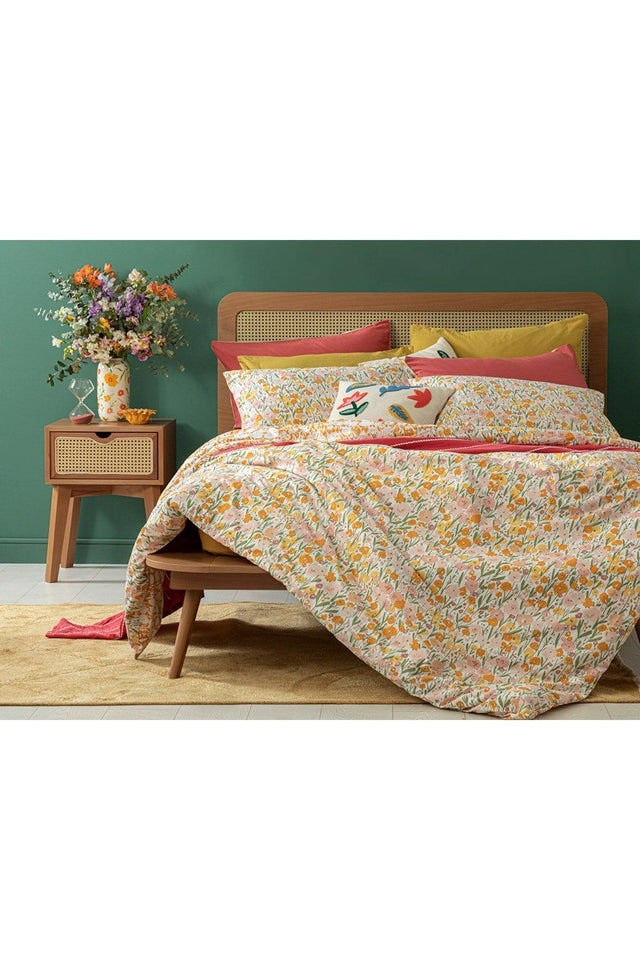 Wild Flowers Cotton Single Duvet Cover