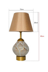 Galet Lampshade Gray Gold - Swordslife