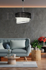 Ruzgar Modern Single Pendant Lamp Anthracite Chandelier R.89a - Swordslife