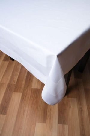 Wolzwrin Satin Band White Table Cloth - Swordslife