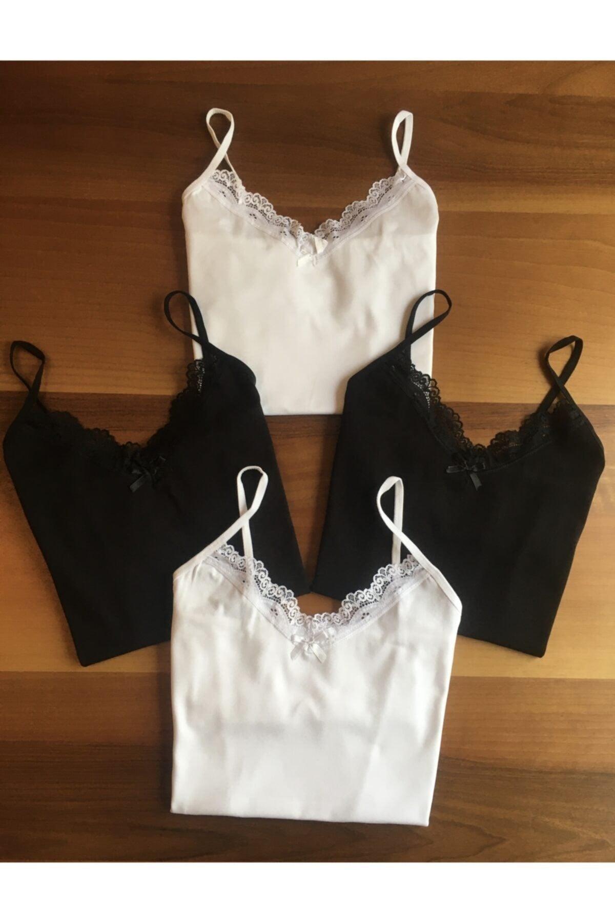 Women's Color 4-Pack Cotton Rope Suspended Singlet - Swordslife