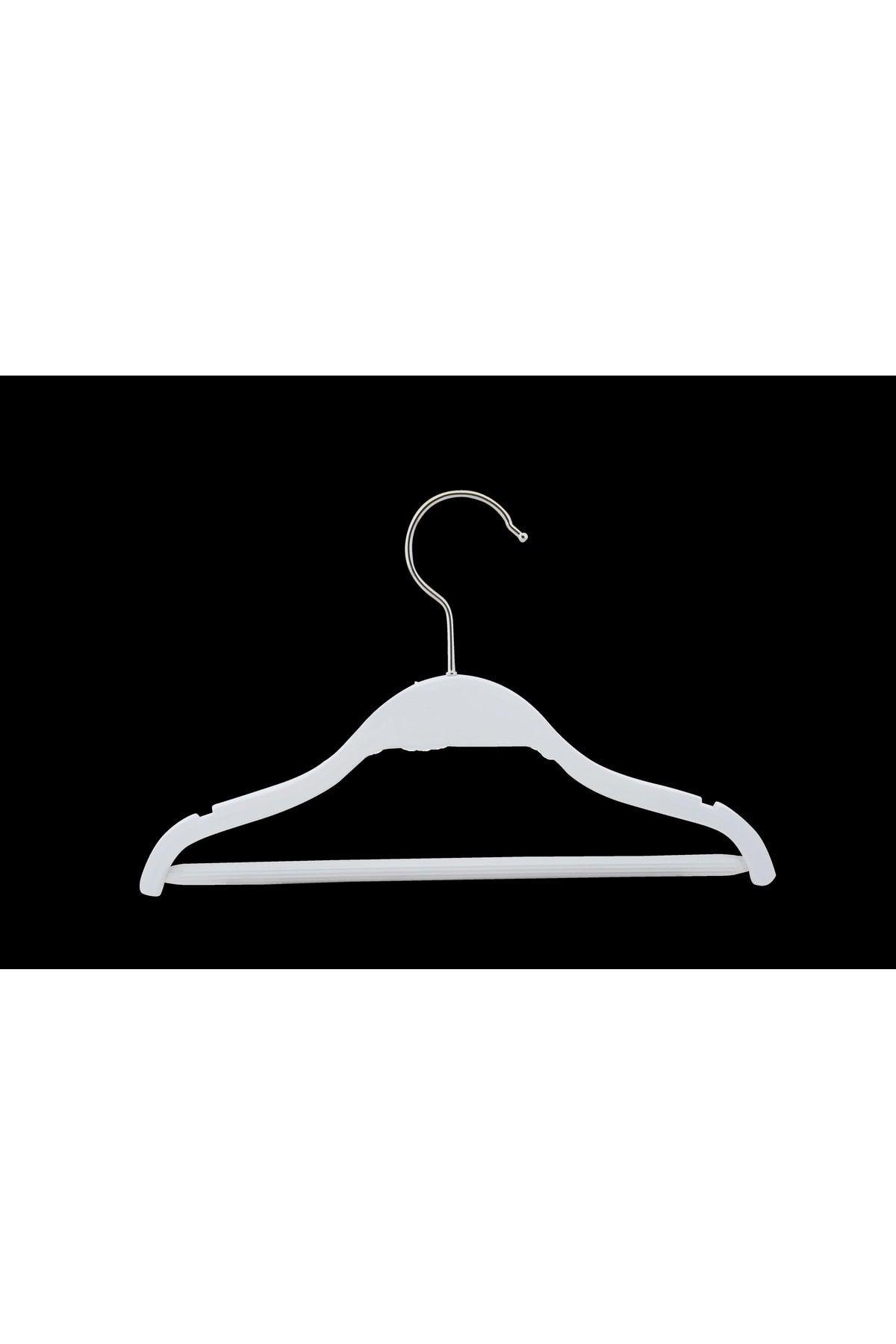 Wooden 3-7 Years Baby Clothes Hanger White Color