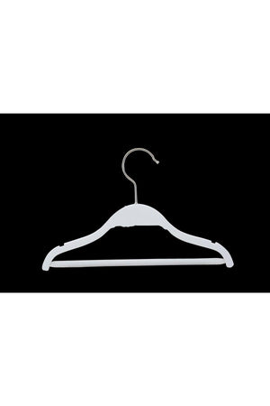 Wooden 3-7 Years Baby Clothes Hanger White Color
