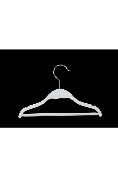 Wooden 3-7 Years Baby Clothes Hanger White Color