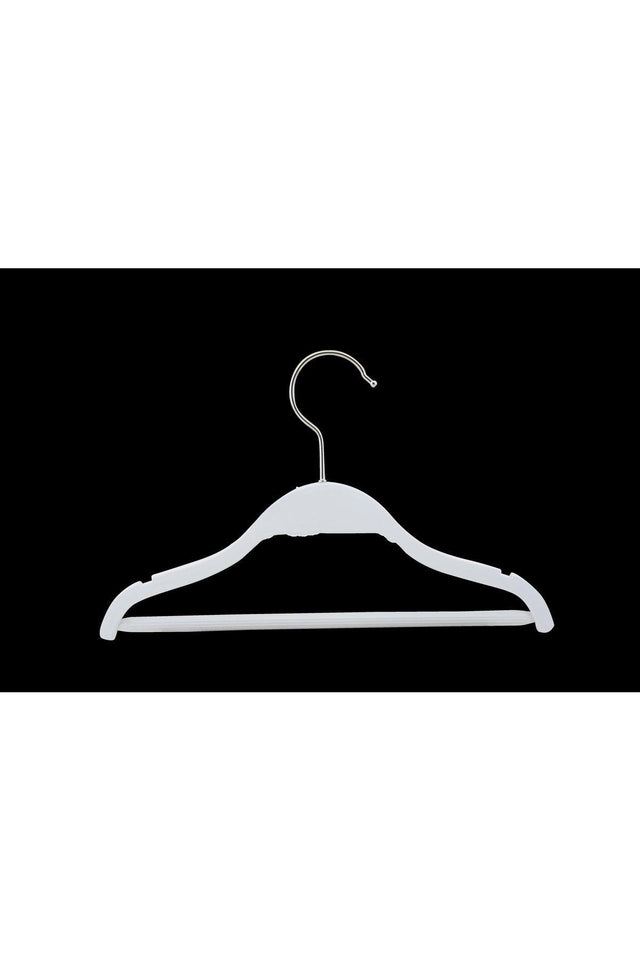 Wooden 3-7 Years Baby Clothes Hanger White Color