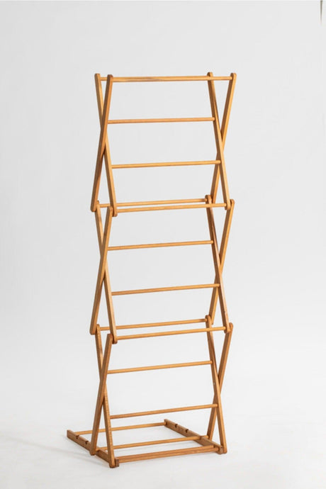 Wooden 3 Levels Drying Clothes Rack