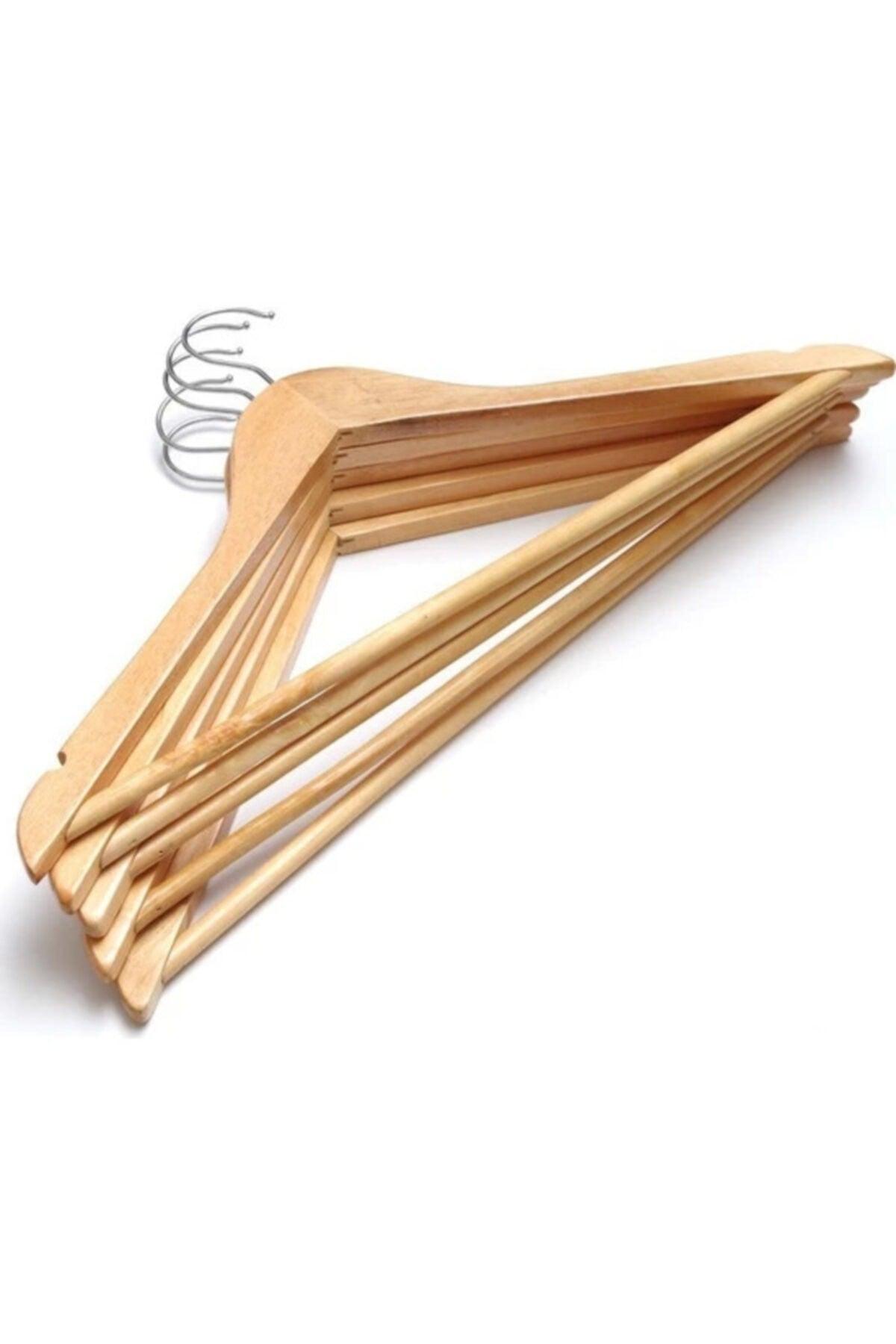 Wooden Hanger Clothes And Clothes Hanger 12 Pcs