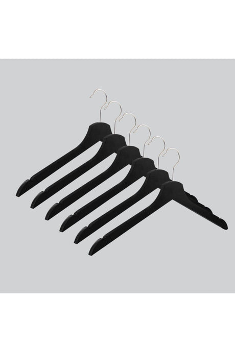 Wooden Hanger Clothes Shirt Hanger Black Color