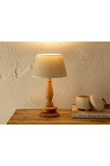 Wooden Lampshade 20x34 Cm Brown - Swordslife