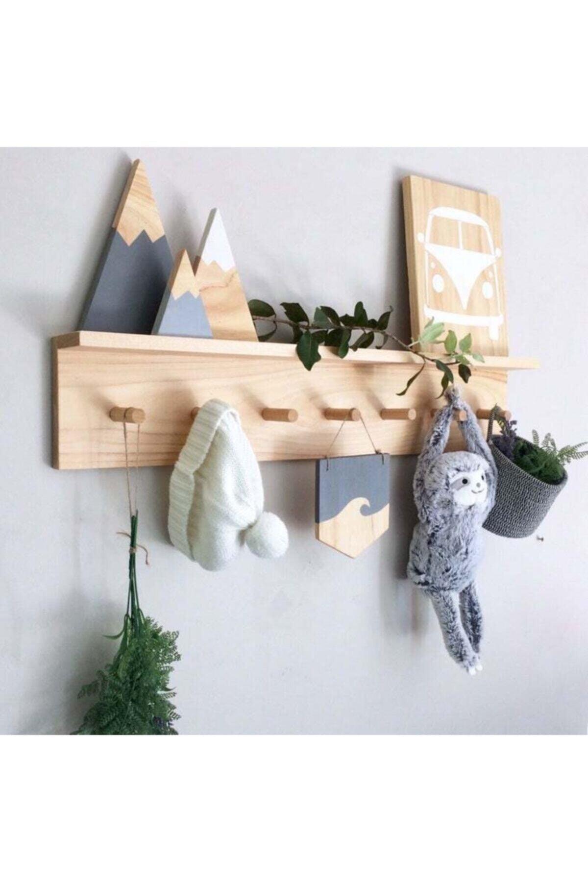 Wooden Shelf Wall Hanger 2 Pieces 70cm&50cm - Swordslife