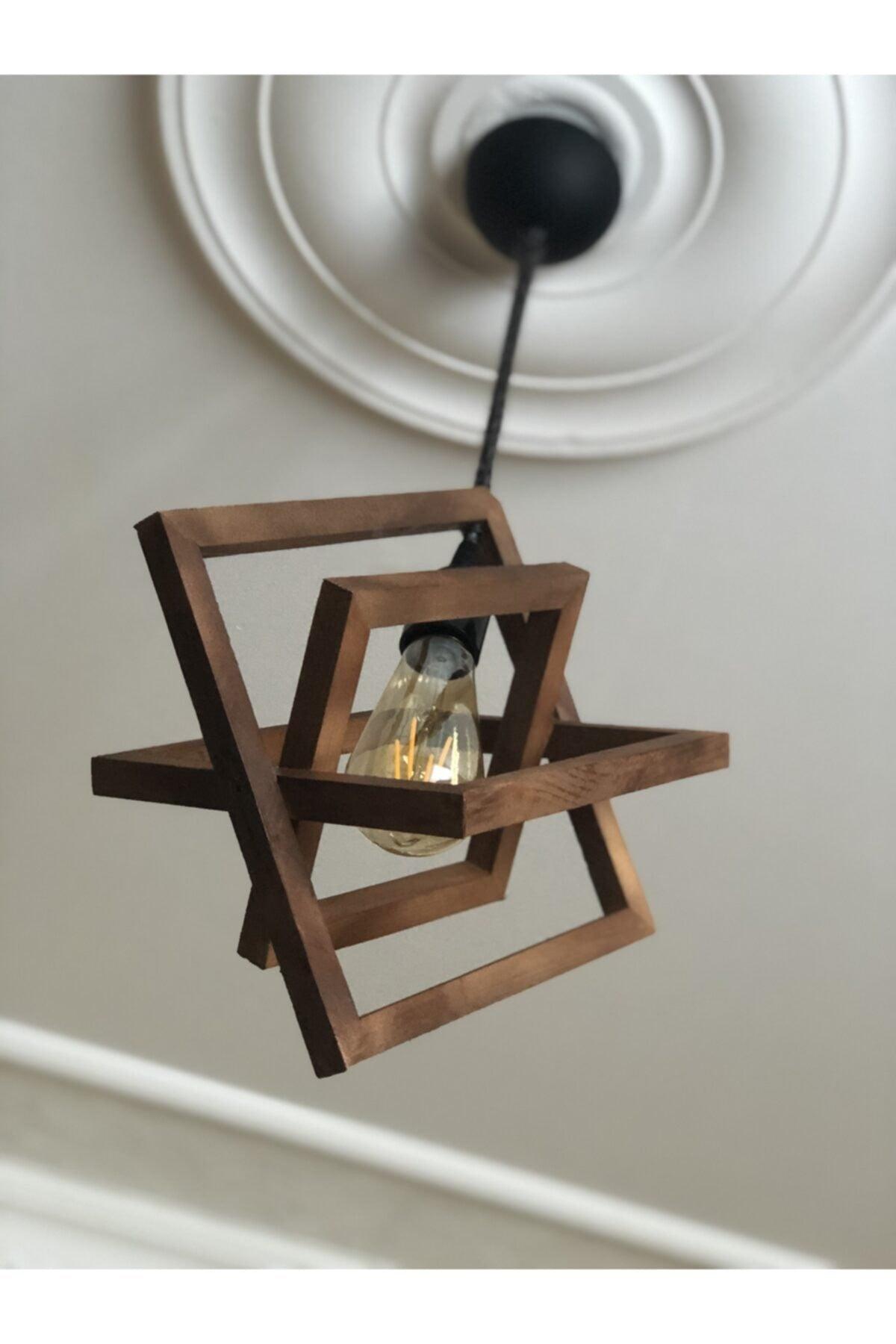 Wooden Single Chandelier - Swordslife