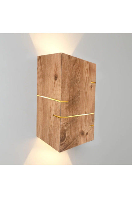 Wooden Wall Lamp Sconce Decorative Design Lighting Home Office Hotel Various Usage Areas - Swordslife