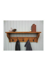 Wooden Wall Rustic Shelf Hanger. - Swordslife