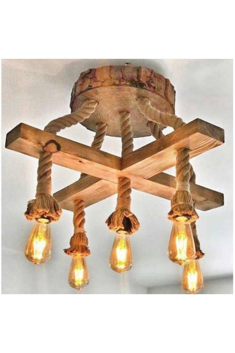 Wooden Chandelier. Very Perfect And Decorative Handmade Wooden Chandelier - Swordslife