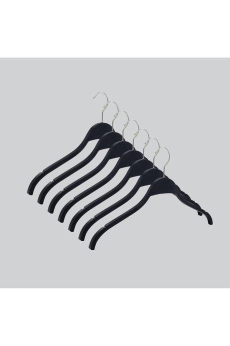 Wooden Hanger Blouse Shirt Hanger Black Color 100 Pcs - Swordslife