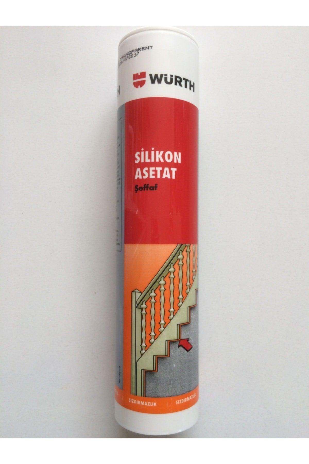 Würth Acetate Transparent Silicone General Purpose 310 Ml - Swordslife