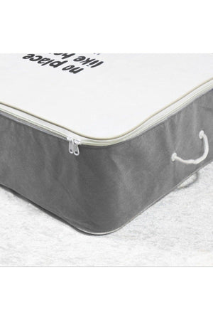 Xl Size Storage Bag Under Base Organizer Storage Box Organizer Bag (72X46X22) Gray-white - Swordslife
