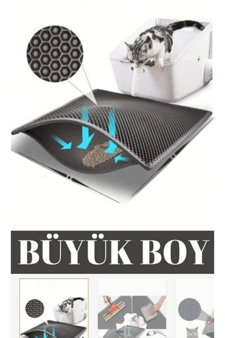 Xxl Size Screened Cat Litter Mat 120 X 60 Cm